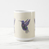 Kolibri mit Herz Kaffeetasse (Mittel)