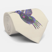 Kolibri mit Herz Krawatte (Gerollt)