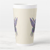 Kolibri mit Herz Milchtasse (Vorderseite)