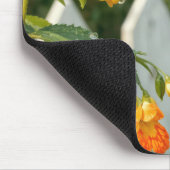 Kolibri mit Rührmichnichtan-Blume Mousepad (Ecke)