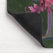 Kolibri-Monogramm B Mousepad (Ecke)