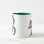 Kolibri-Monogramm B Tasse (Zentrum)