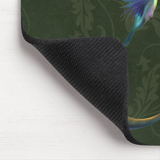 Kolibri-Monogramm J Mousepad (Ecke)