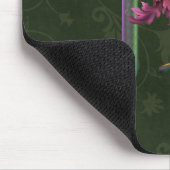 Kolibri-Monogramm M Mousepad (Ecke)