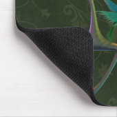 Kolibri-Monogramm S Mousepad (Ecke)