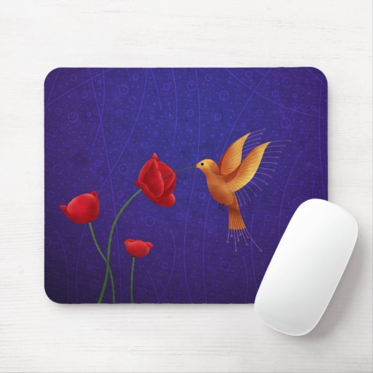 Kolibri Mousepad (Mit Mouse)