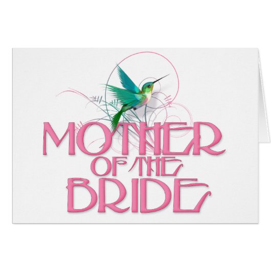 Kolibri-Mutter der Braut (Vorderseite (Horizontal))