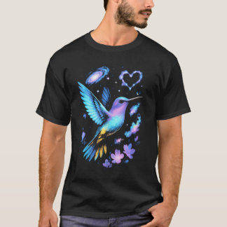 Kolibri Natur Bunt T-Shirt