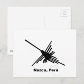 Kolibri Nazca, Peru Postkarte (Vorne/Hinten)