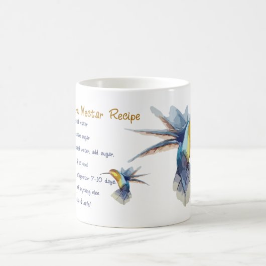 Kolibri-Nektar-Rezept Kaffeetasse (Mittel)