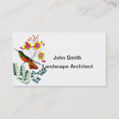 Kolibri Nr. 9- Housewarminggeschenk Visitenkarte (Vorderseite)