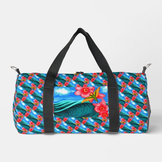 Kolibri Ozean  Duffle Bag (Vorderseite)