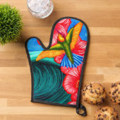 Kolibri Ozean Ofenhandschuh (Oben unten)