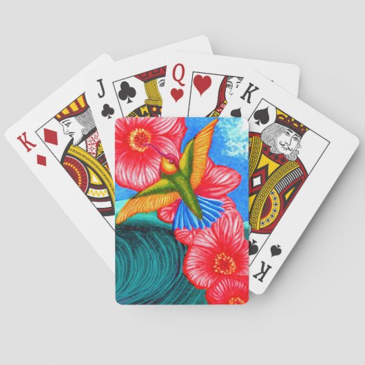 Kolibri Ozean  Spielkarten (Rückseite)