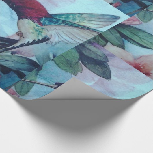 Kolibri-Packpapier Geschenkpapier (Ecke)