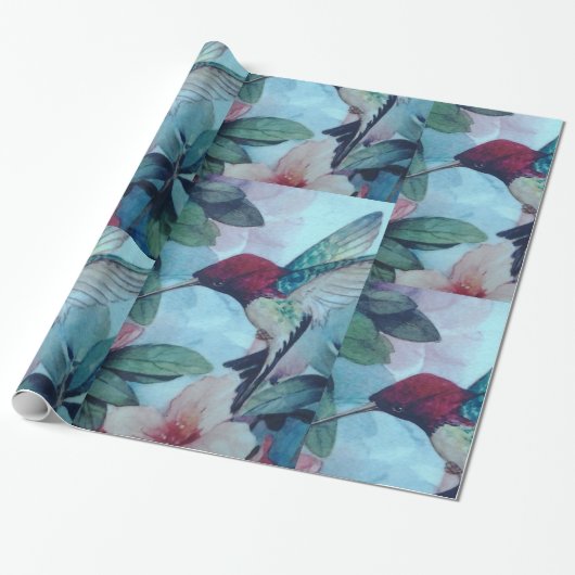Kolibri-Packpapier Geschenkpapier (Ungerollt)