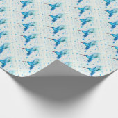 Kolibri-Packpapier Geschenkpapier (Ecke)