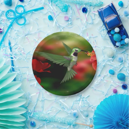 Kolibri-Pappteller Pappteller (Party)