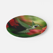 Kolibri-Pappteller Pappteller (Schrägansicht)