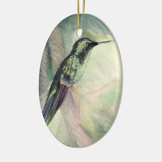 Kolibri-Pastell-schöne Kunst Keramikornament (Links)