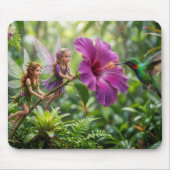Kolibri-Pixie-Helfer Mousepad (Vorne)