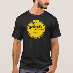 Kolibri-Plattenenaufkleber T-Shirt