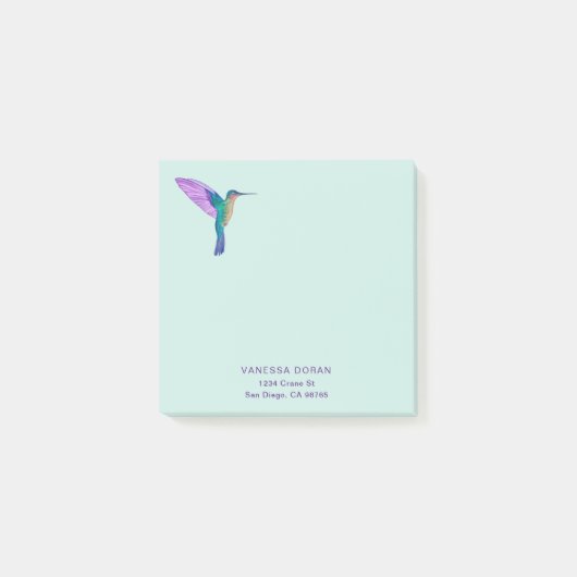 Kolibri Post-it Klebezettel (Vorderseite)