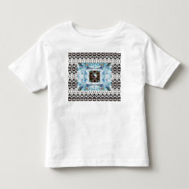 Kolibri-Ringe und Yin Yang Entwurf Kleinkind T-shirt