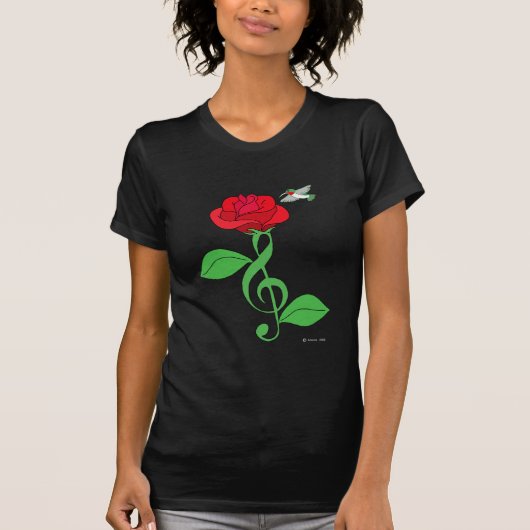 Kolibri-RoseClef T-Shirt (Vorderseite)