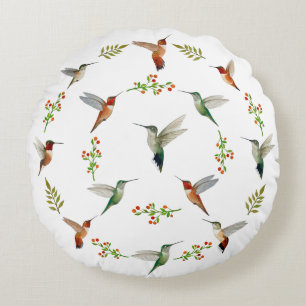 Kolibri  rundes kissen