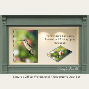 Kolibri-Schutzgebiet Professionelle Fotografie  Notizblock