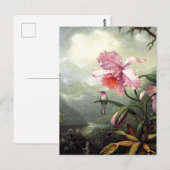 Kolibri sitzend, feine Kunst, Postkarte (Vorne/Hinten)