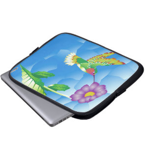 Kolibri: Stilisiert Laptopschutzhülle