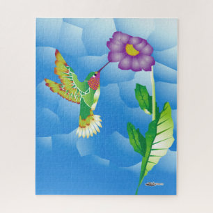 Kolibri: Stilisiert Puzzle