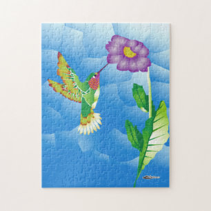 Kolibri: Stilisiert Puzzle