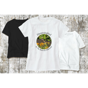 Kolibri-T-Shirt Schmetterlingskraut T-Shirt