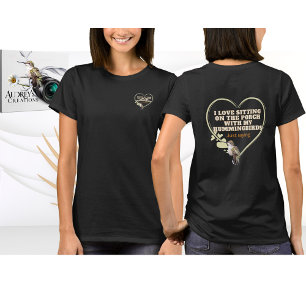 Kolibri T-Shirt Schwarz