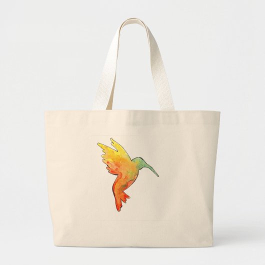 Kolibri-Tasche Jumbo Stoffbeutel (Vorne)