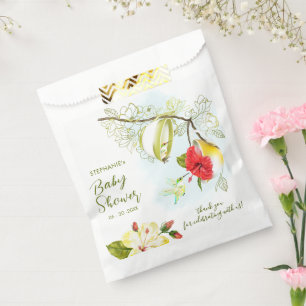 Kolibri-Teeparty-Baby-Shower Geschenktütchen
