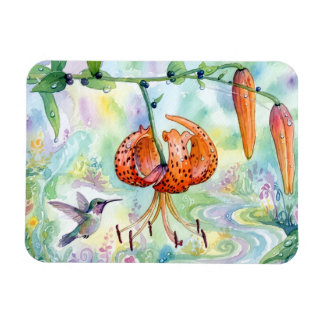 Kolibri & Tigerlilie Magnet