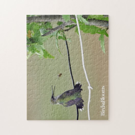 Kolibri-u. Honig-Biene Puzzle (Vertikal)