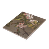 Kolibri und Apple-Blüten Fliese (Seite)