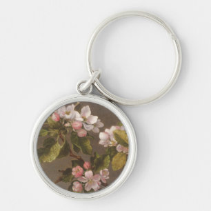 Kolibri und Apple-Blüten Schlüsselanhänger
