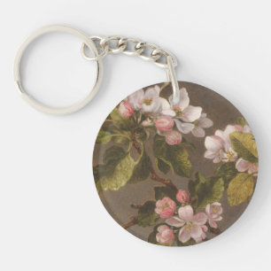 Kolibri und Apple-Blüten Schlüsselanhänger