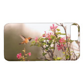 Kolibri und Blumen Case-Mate iPhone Hülle (Rückseite (Horizontal))