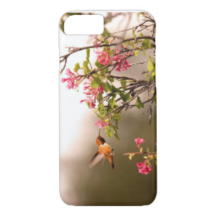 Kolibri und Blumen Case-Mate iPhone Hülle