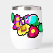 Kolibri und Blumen Freude (Rückseite)