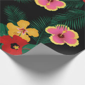 Kolibri-und Blumen-Verpackungs-Papier Geschenkpapier (Ecke)