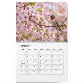 Kolibri- und Blumenkalender Kalender (Mär 2027)