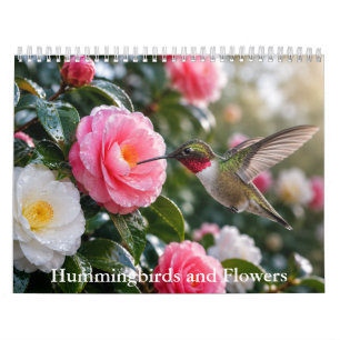 Kolibri- und Blumenkalender Kalender